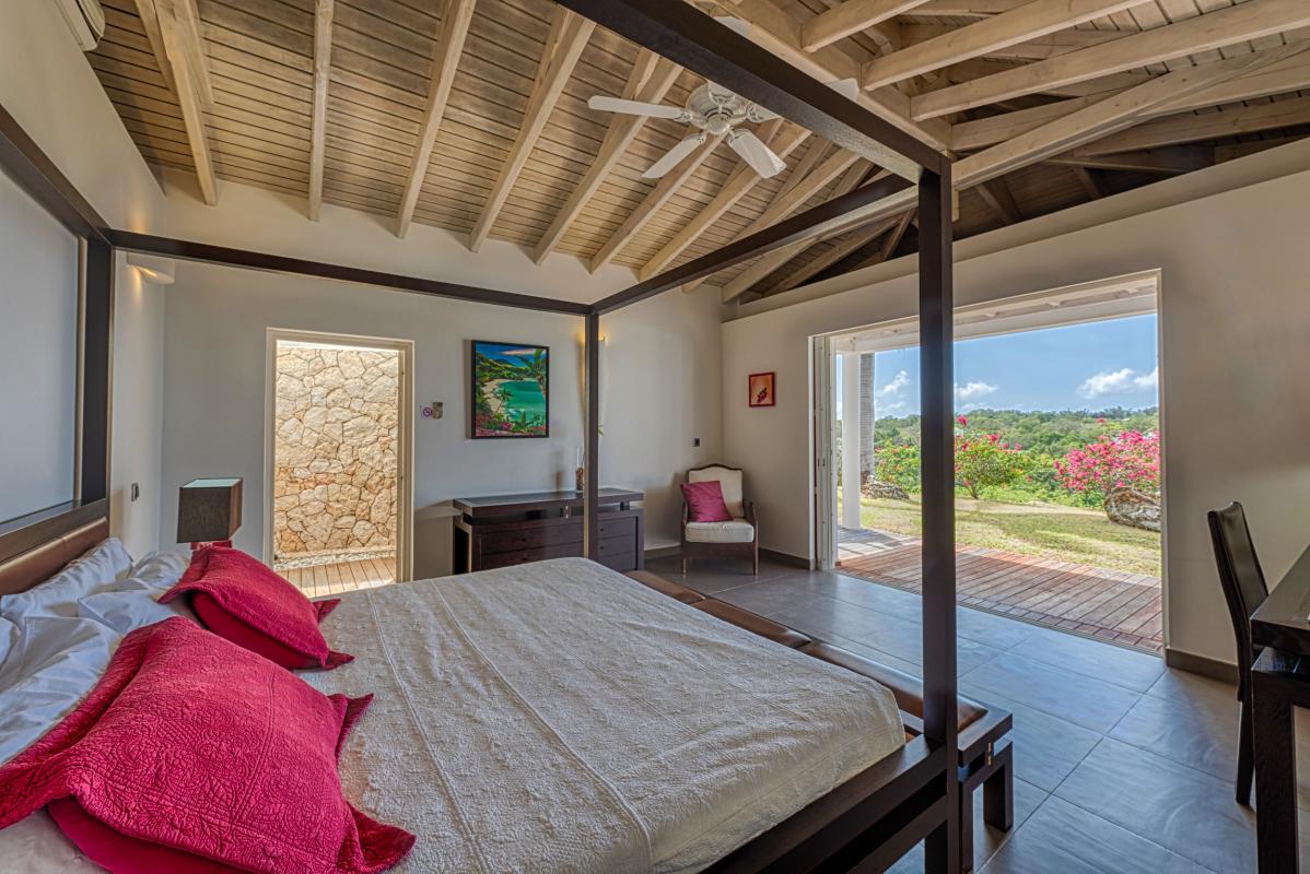 25.Location villa No Limit vue mer Saint Martin les Terres Basses - Chambre